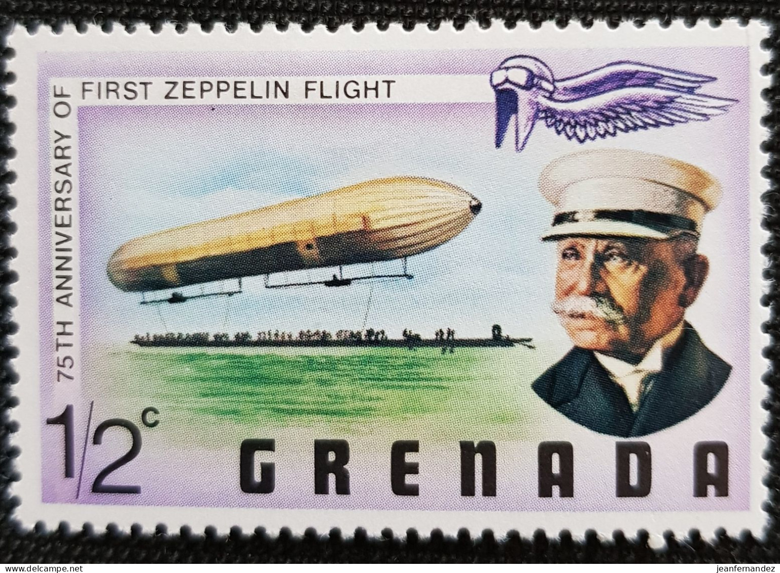 Grenade 1978 The 75th Anniversary Of First Zeppelin Flight Stampworld N° 873 - Grenada (1974-...)