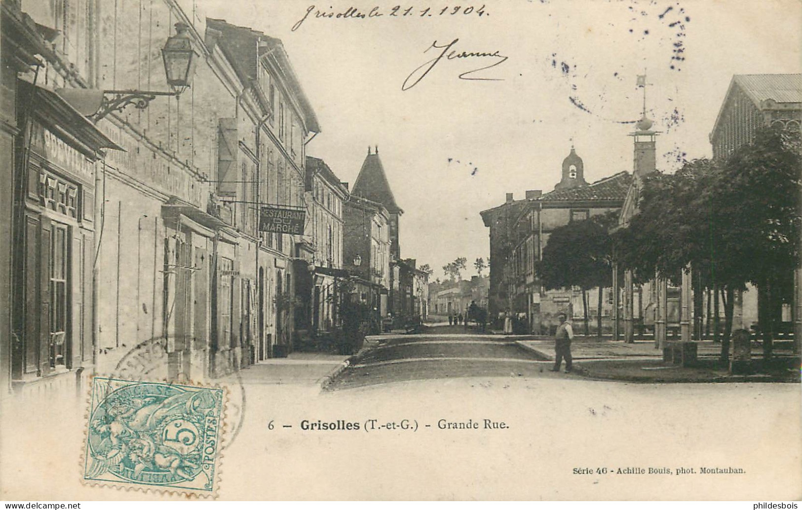 TARN ET GARONNE  GRISOLLES  Grande Rue - Grisolles