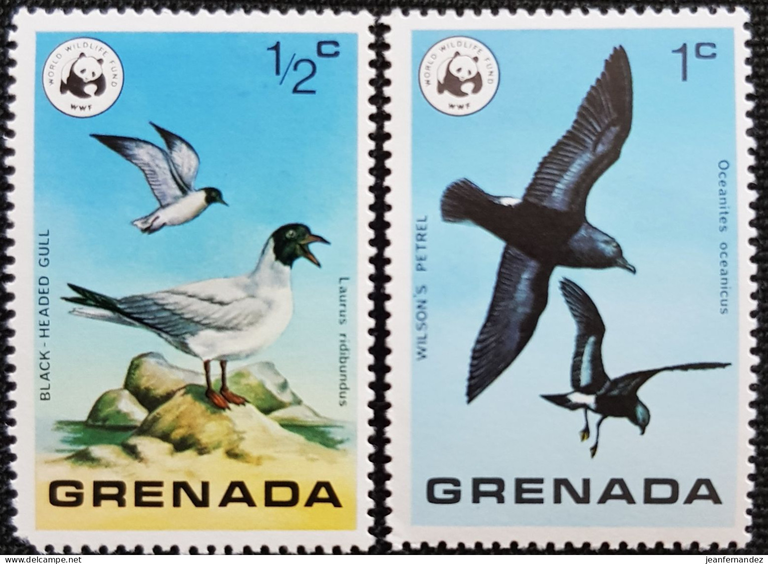 Grenade 1978 Wild Birds Of Grenada  Stampworld N° 889 Et 890 - Grenada (1974-...)