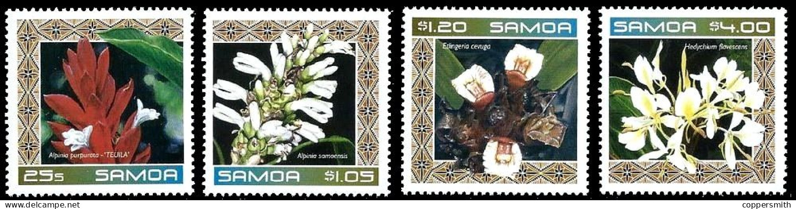 (045) Samoa  Flora / Plants / Ginger  ** / Mnh  Michel 963-966 - Samoa