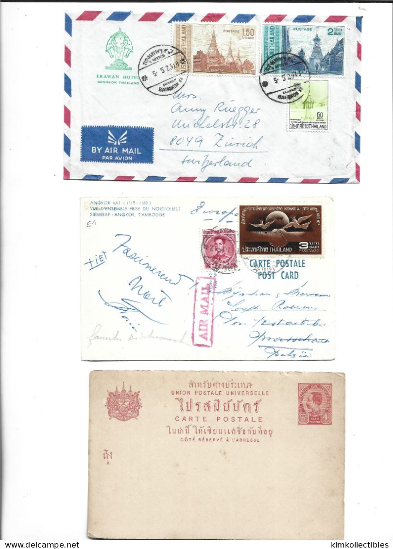 THAILAND - POSTAL HISTORY LOT - Thaïlande