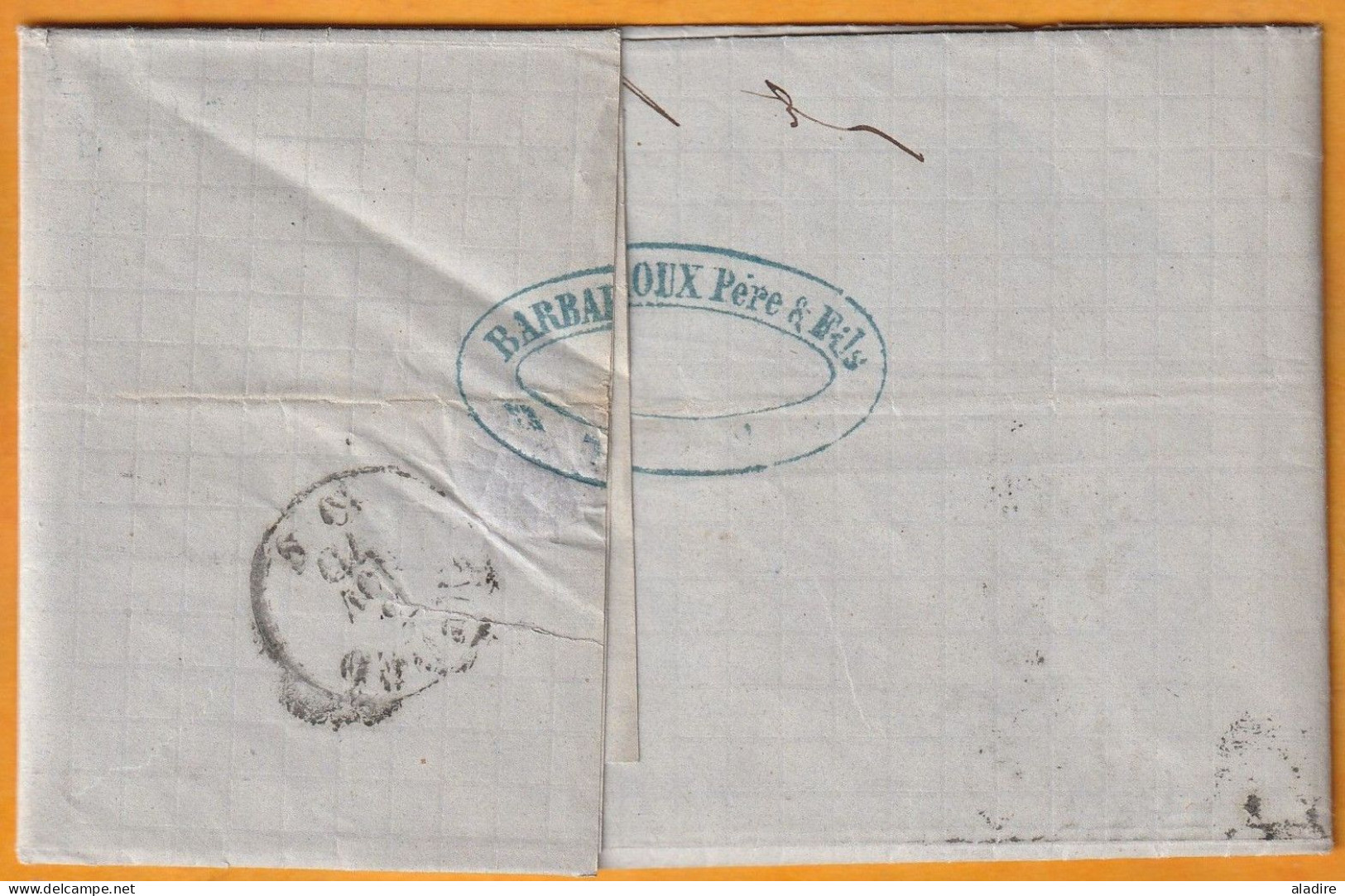 1870 - Lettre Pliée Avec Correspondance En Français De TORINO, Turin Vers NIZZA MARITIMA Nice Maritime - Marcophilie