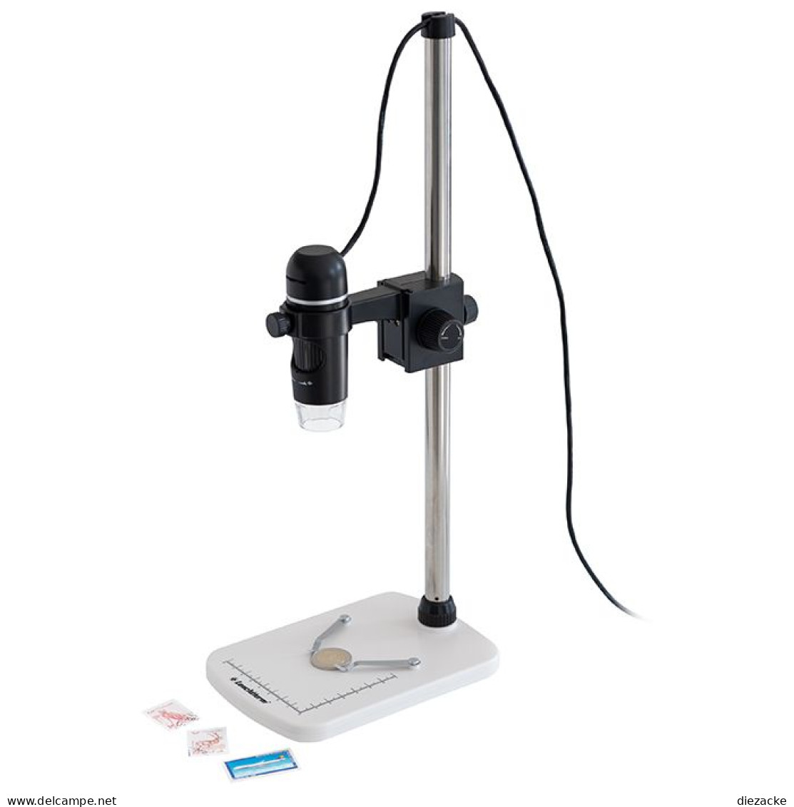 Leuchtturm USB-Digital-Mikroskop DM6 Inkl. Stativ 363229 Neu ( - Stamp Tongs, Magnifiers And Microscopes