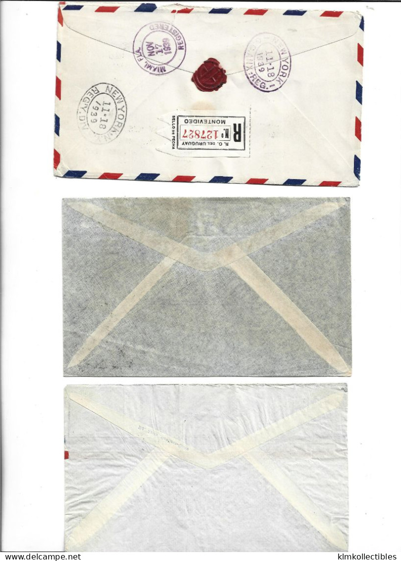 URUGUAY - POSTAL HISTORY LOT OF 6 COVER - AIRMAIL - Uruguay