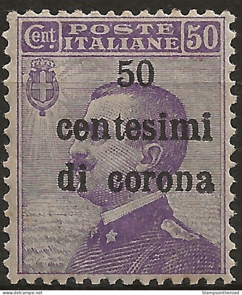 TRTT9N2,1919 Terre Redente - Trento E Trieste, Sassone Nr. 9, Francobollo Nuovo Senza Linguella **/ - Trentino & Triest