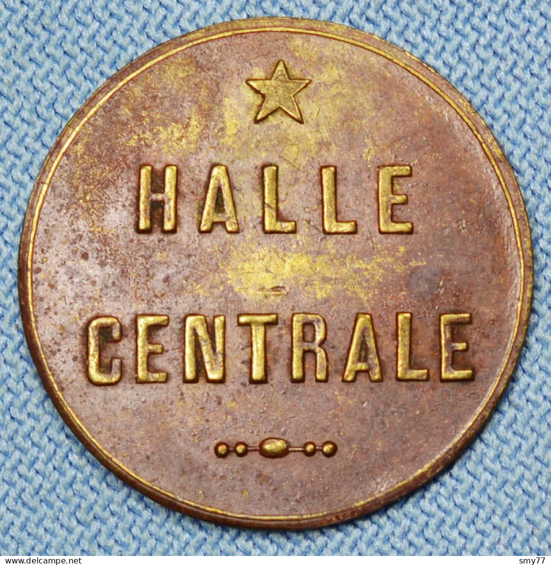 Belgique (?) • Halle Centrale • Token / Jeton à Identifier • [24-466] - Andere & Zonder Classificatie