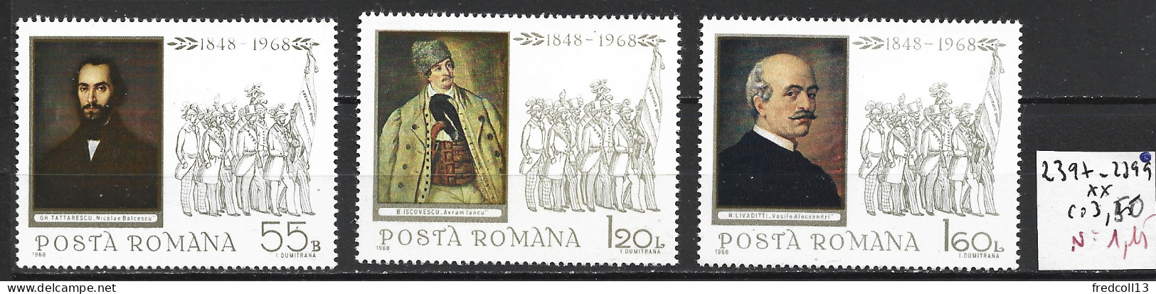 ROUMANIE 2397 à 99 ** Côte 3.50 € - Unused Stamps