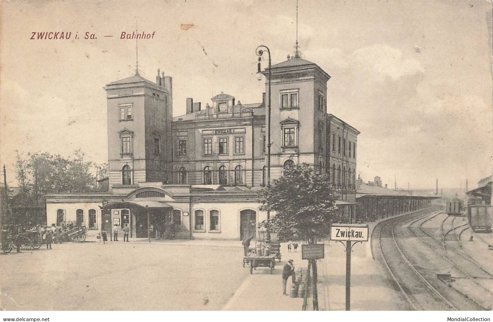 AHEP12-0060- ALLEMAGNE ZWICKAU I SA BAHNHOF - Zwickau