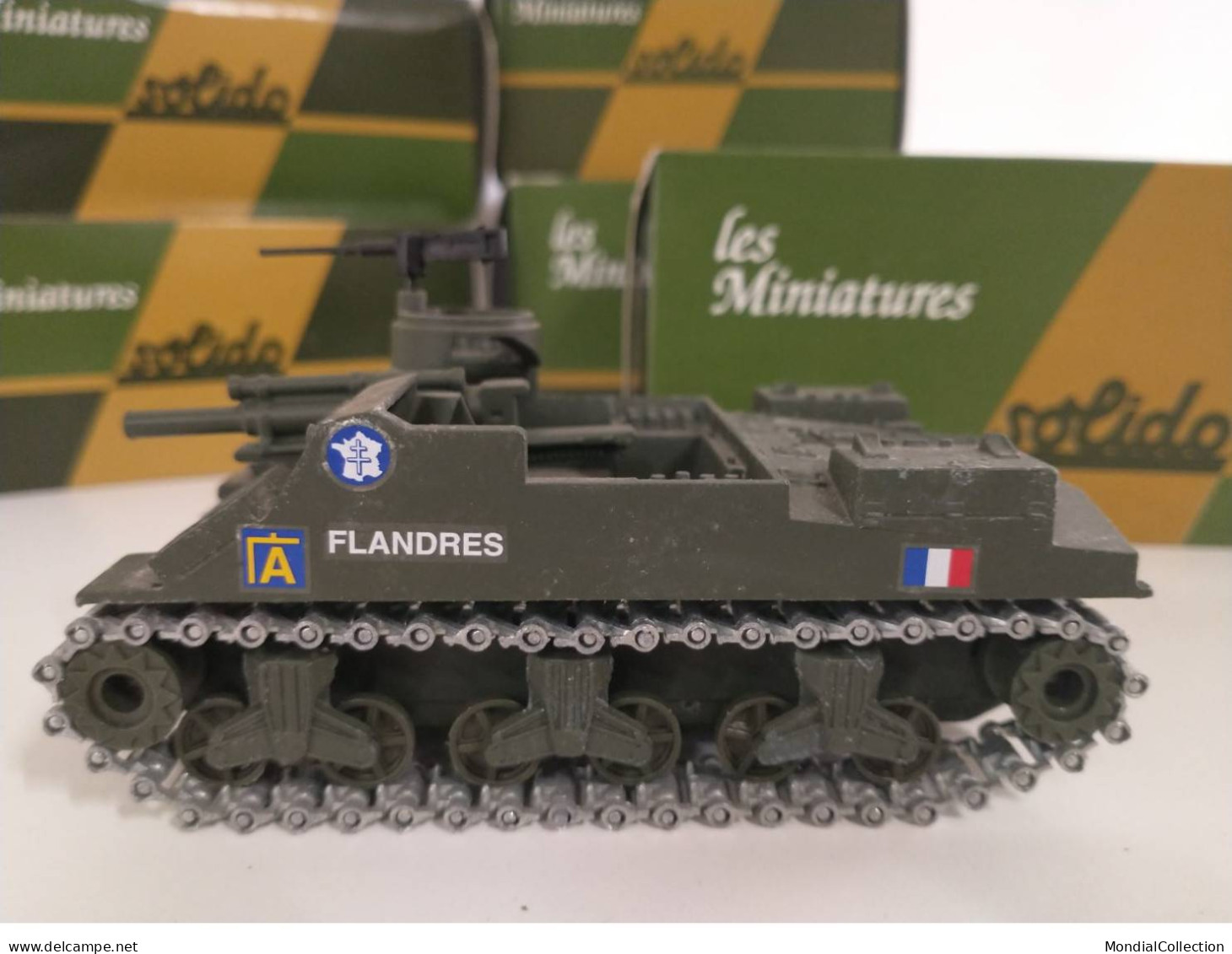 SOLIDO CHAR M7 PRIEST 1/43 GRANDE BOITE - Tanks