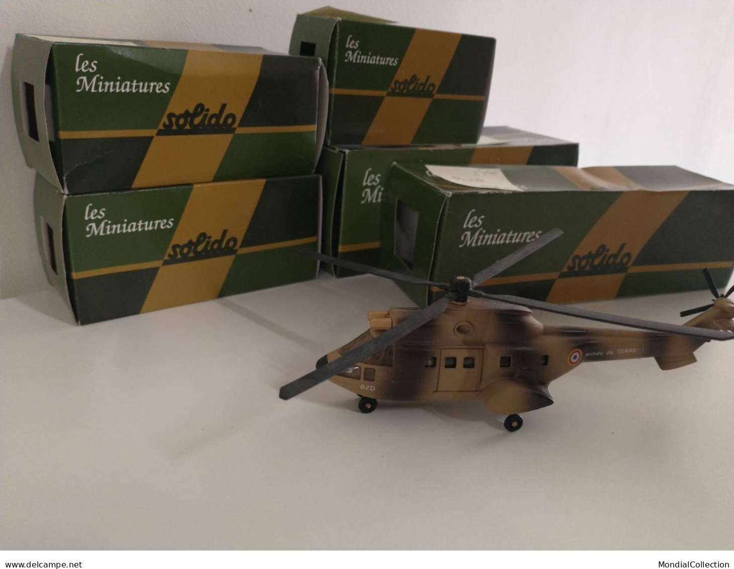 SOLIDO HELICOPTERE PUMA BZD 1/43 GRANDE BOITE - Aviones & Helicópteros