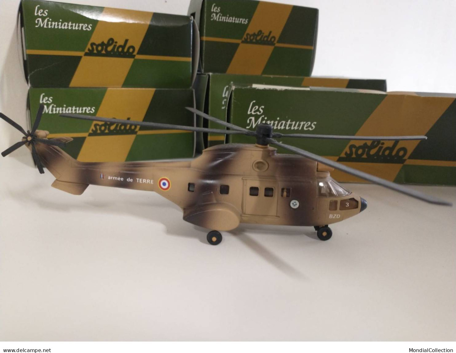 SOLIDO HELICOPTERE PUMA BZD 1/43 GRANDE BOITE - Aerei E Elicotteri