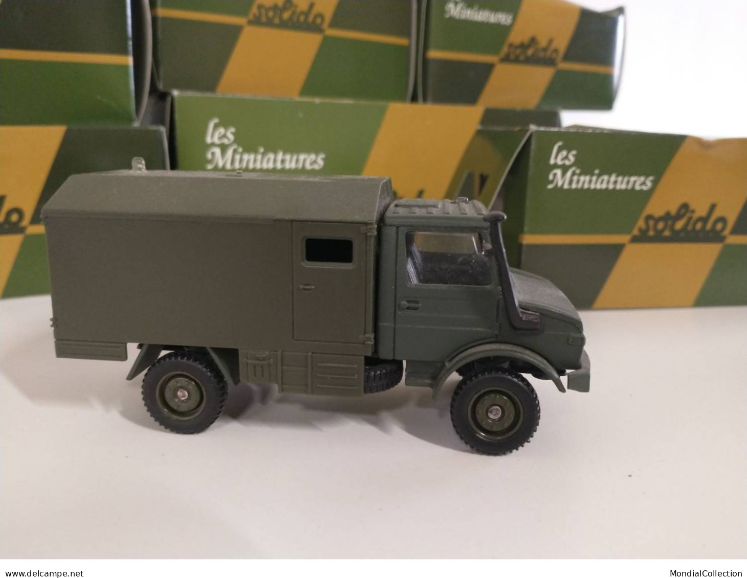 SOLIDO CAMION MERCEDES UNIMOG 1/43 PETITE BOITE - Solido