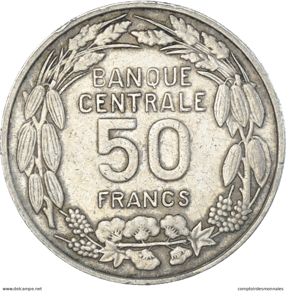 Monnaie, Cameroun, 50 Francs, 1960 - Kamerun