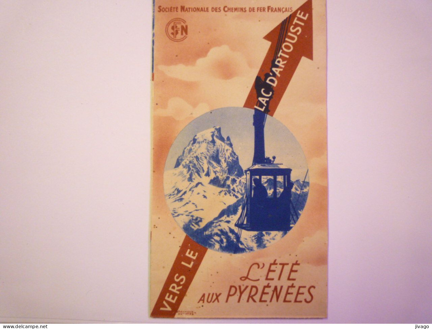 2024 - 1140  Dépliant  PUB  SNCF  "L'été Aux PYRENEES"  (11 X 20 Cm)   XXX - Advertising