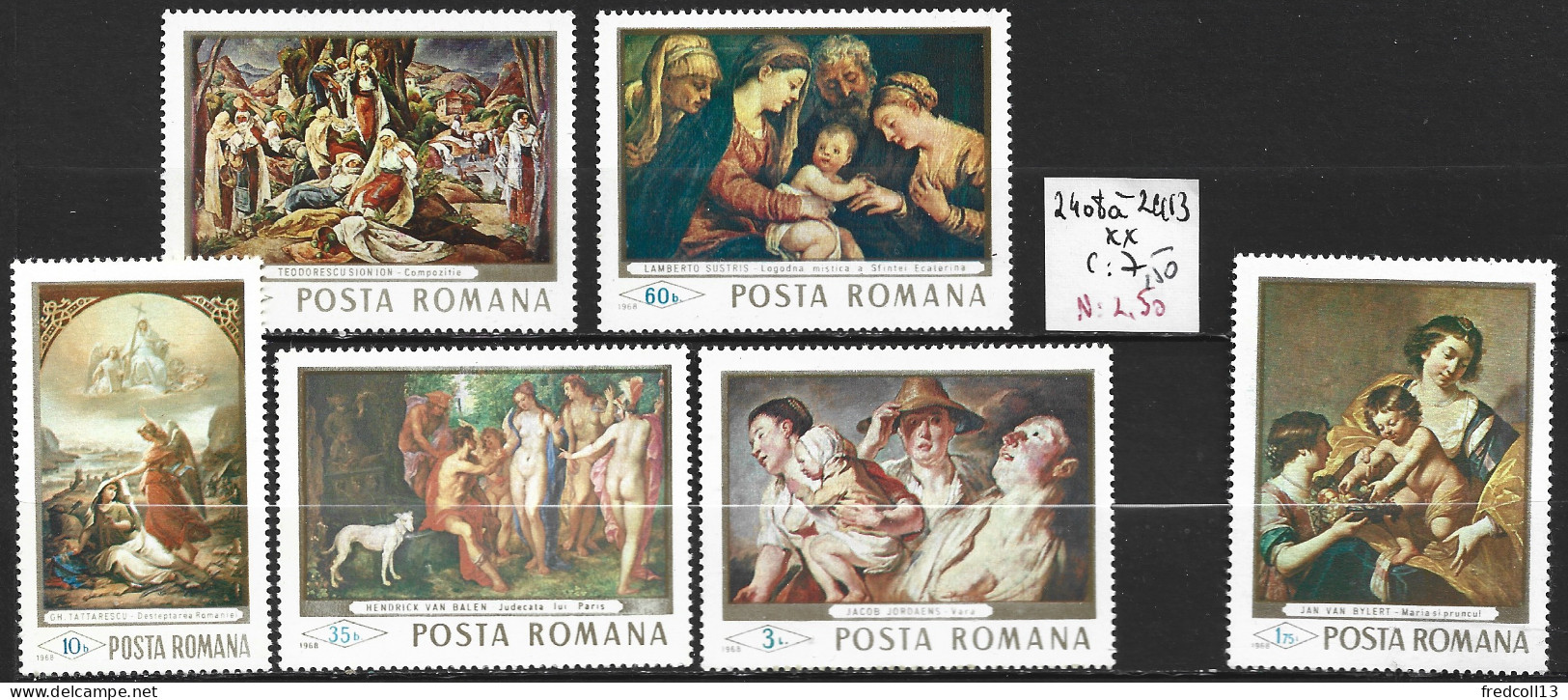 ROUMANIE 2408 à 13 ** Côte 7.50 € - Unused Stamps