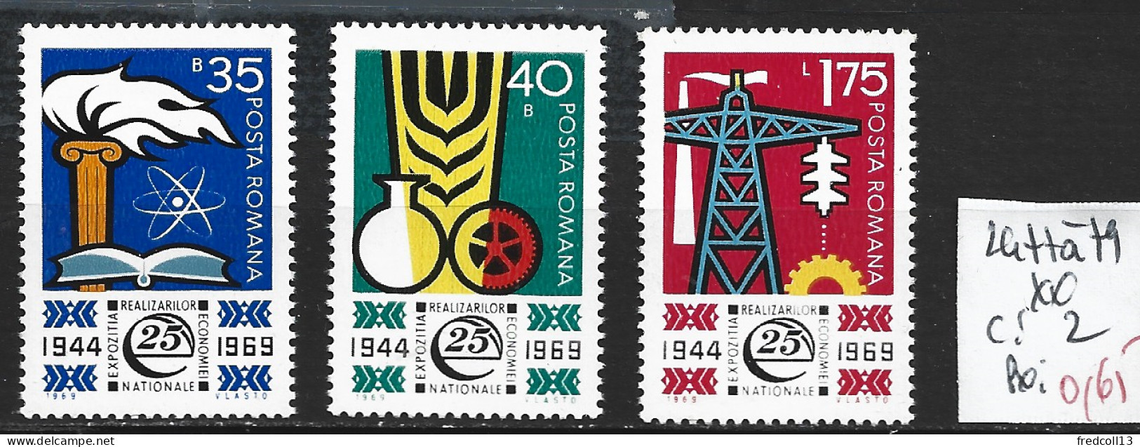 ROUMANIE 2477 à 79 ** Côte 2 € - Unused Stamps