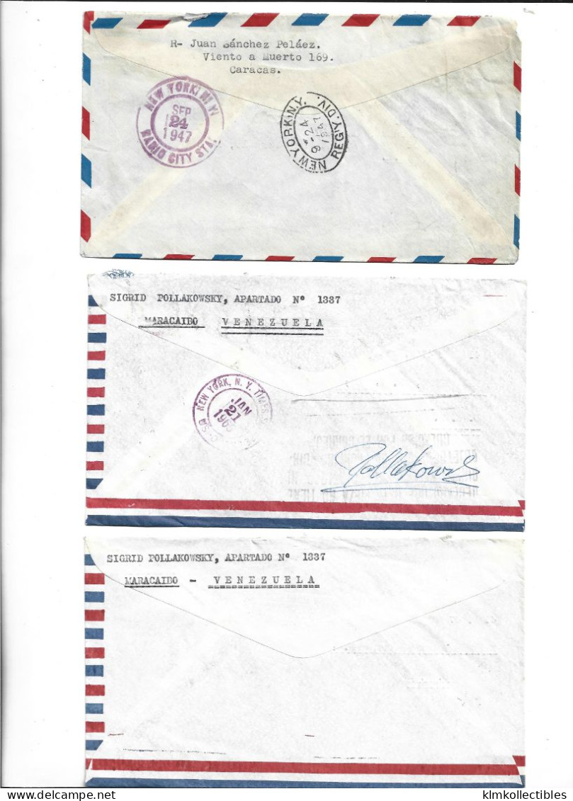 VENEZUELA - POSTAL HISTORY LOT 6 COVERS - AIRMAIL - Venezuela