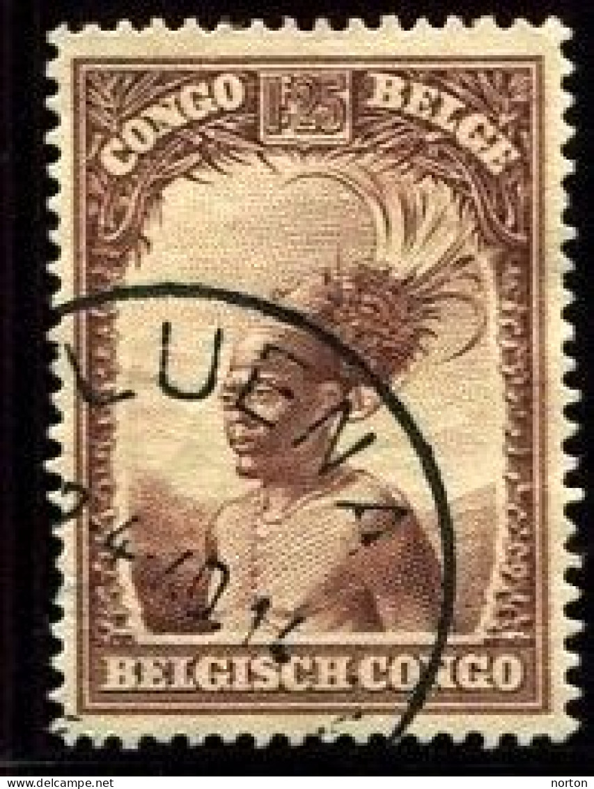 Congo Luena Oblit. Keach 8C1 Sur C.O.B. 177 Le 02/04/1940 - Usados