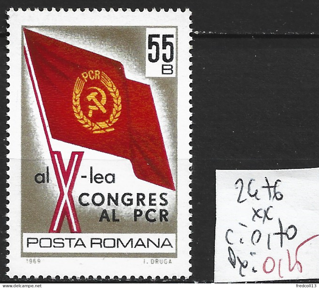 ROUMANIE 2476 ** Côte 0.70 € - Unused Stamps