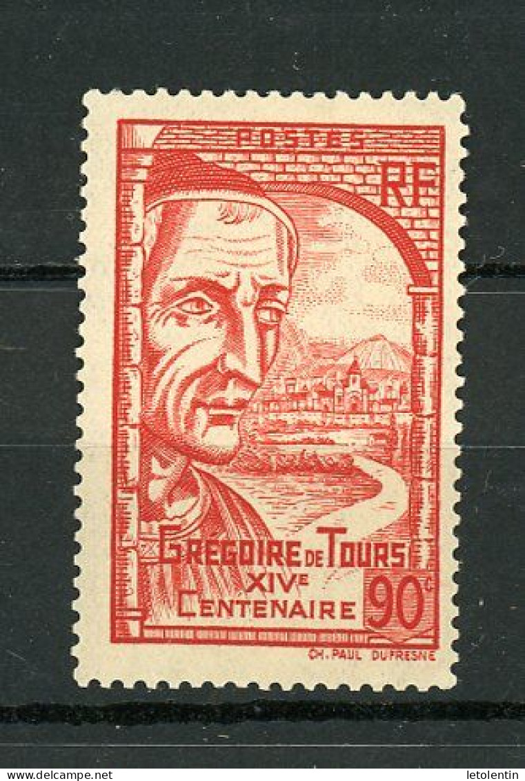 FRANCE - GREGOIRE DE TOUR - N° Yvert 442 * - Neufs