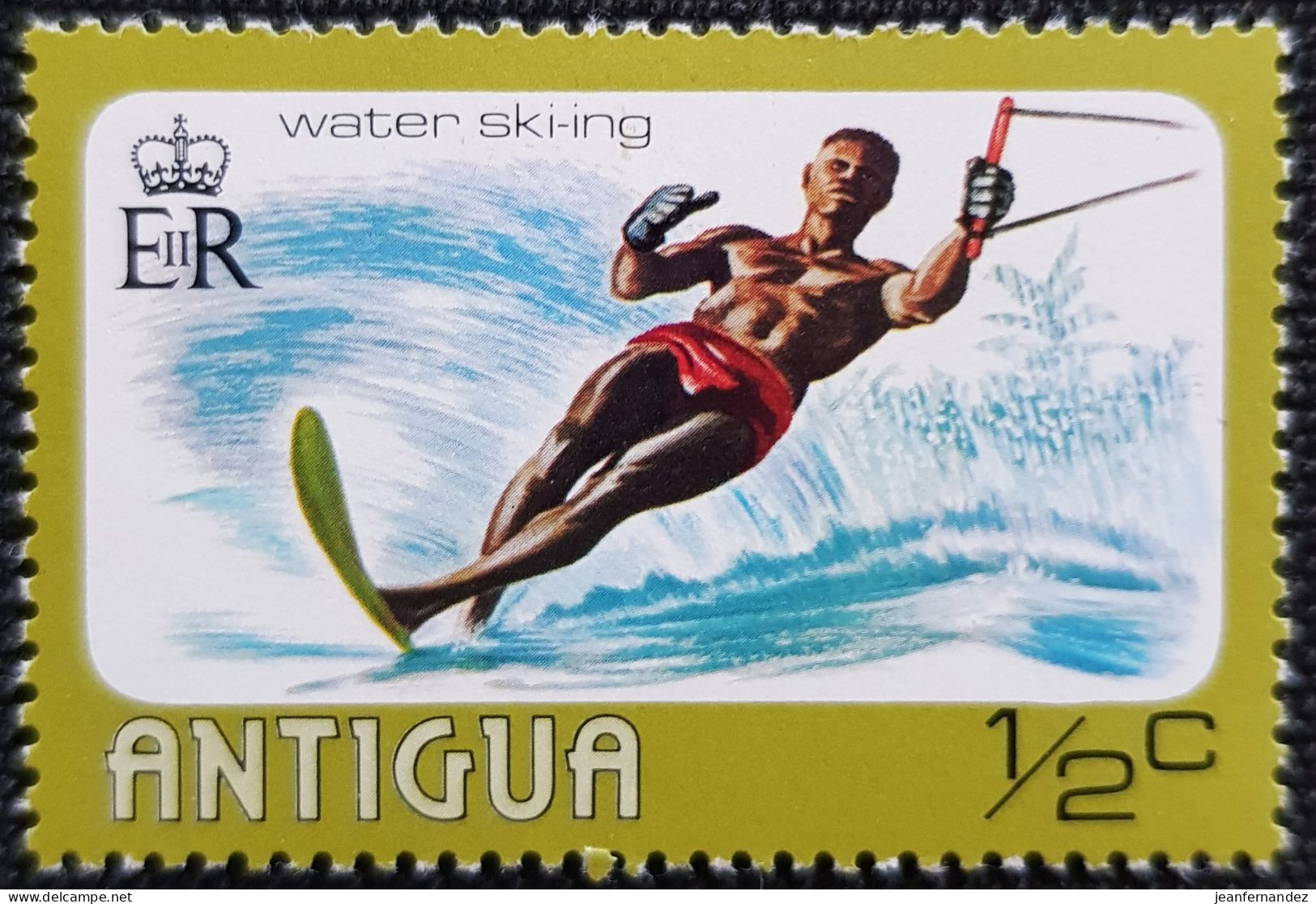 Antigua 1976 Water Sport Stampworld N° 432 - Antigua Y Barbuda (1981-...)