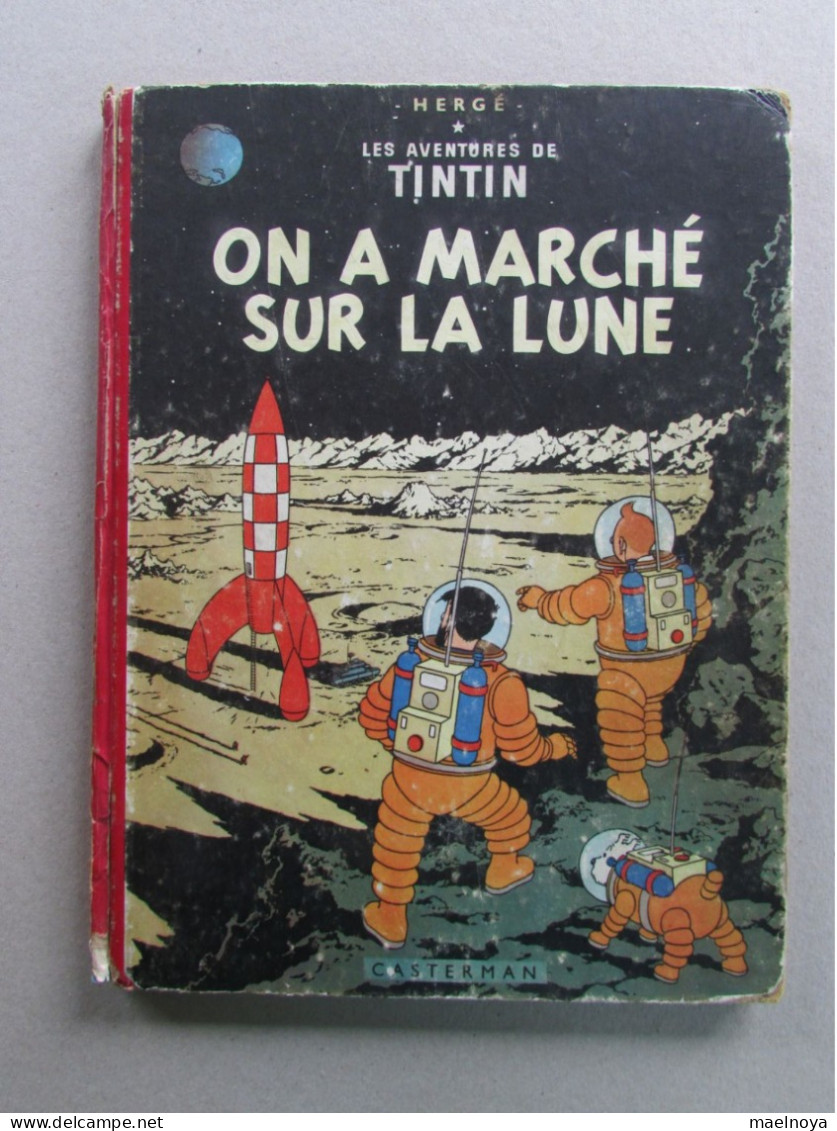 TINTIN ON A MARCHE SUR LA LUNE B11 EO 1954 - Hergé