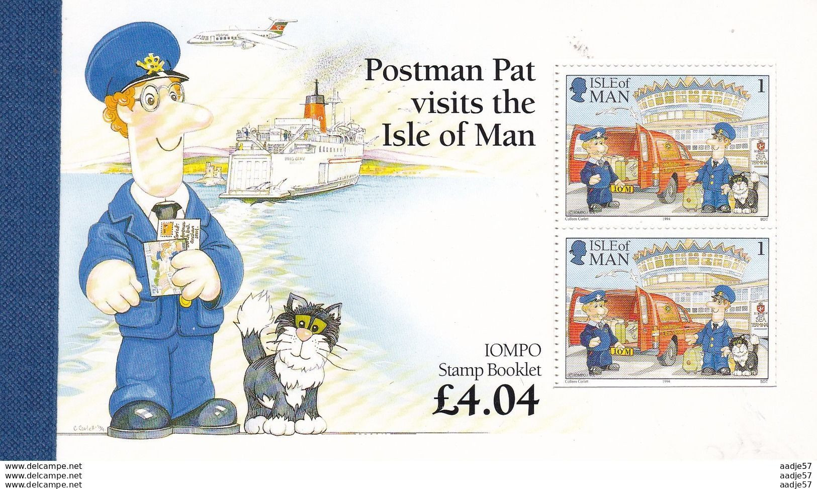 Isle Of Man IOM 1994 Postman Pat Visits The Isle Of Man Mi 602-697 In Booklet MNH** - Man (Ile De)
