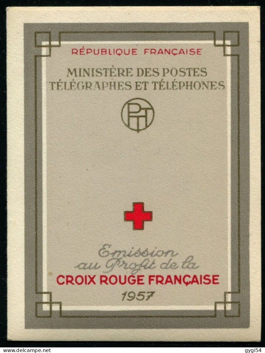 FRANCE 1957   CARNET CROIX - ROUGE N**MNH - Cruz Roja