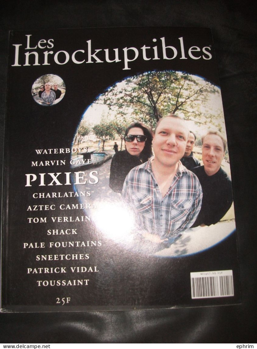 Les Inrockuptibles N°25 Pixies Marvin Gaye Charlatans Tom Verlaine Pale Fountains Aztec Camera Waterboys Magazine 1990 - Música