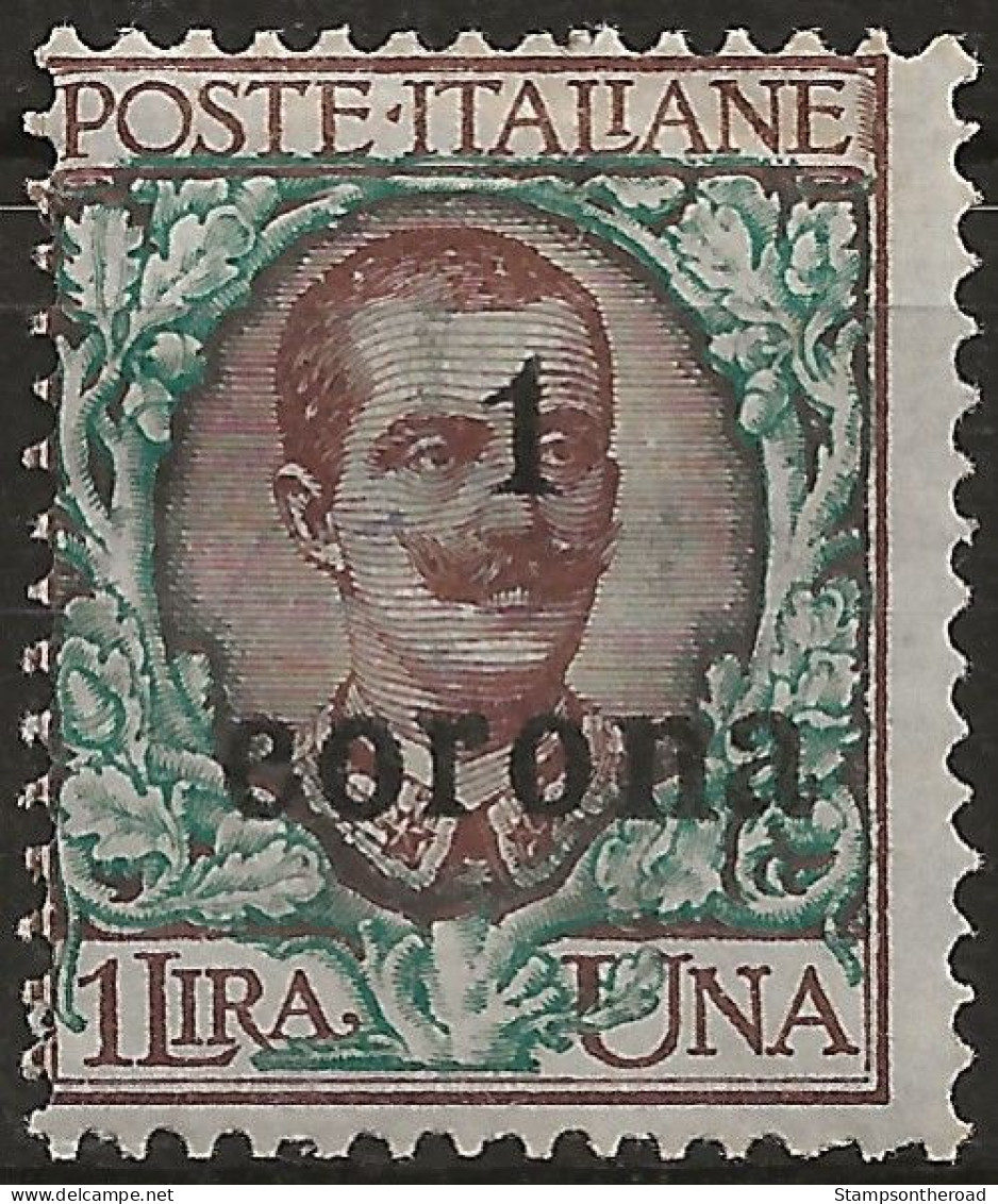 TRTT11L,1919 Terre Redente - Trento E Trieste, Sassone Nr. 11, Francobollo Nuovo Con Traccia Di Linguella */ - Trentino & Triest