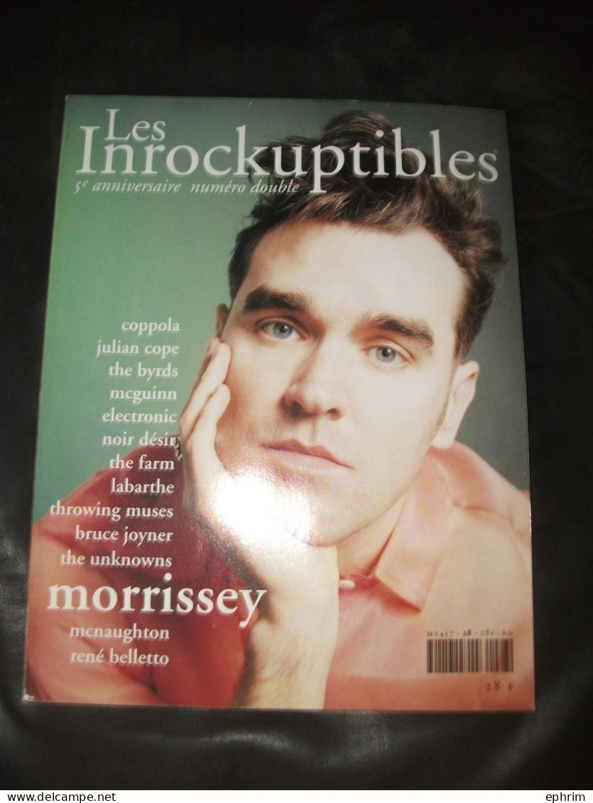 Les Inrockuptibles N°28 Morrissey Coppola Julian Cope The Byrds Noir Désir Throwing Muses René Belletto Magazine 1991 - Musica