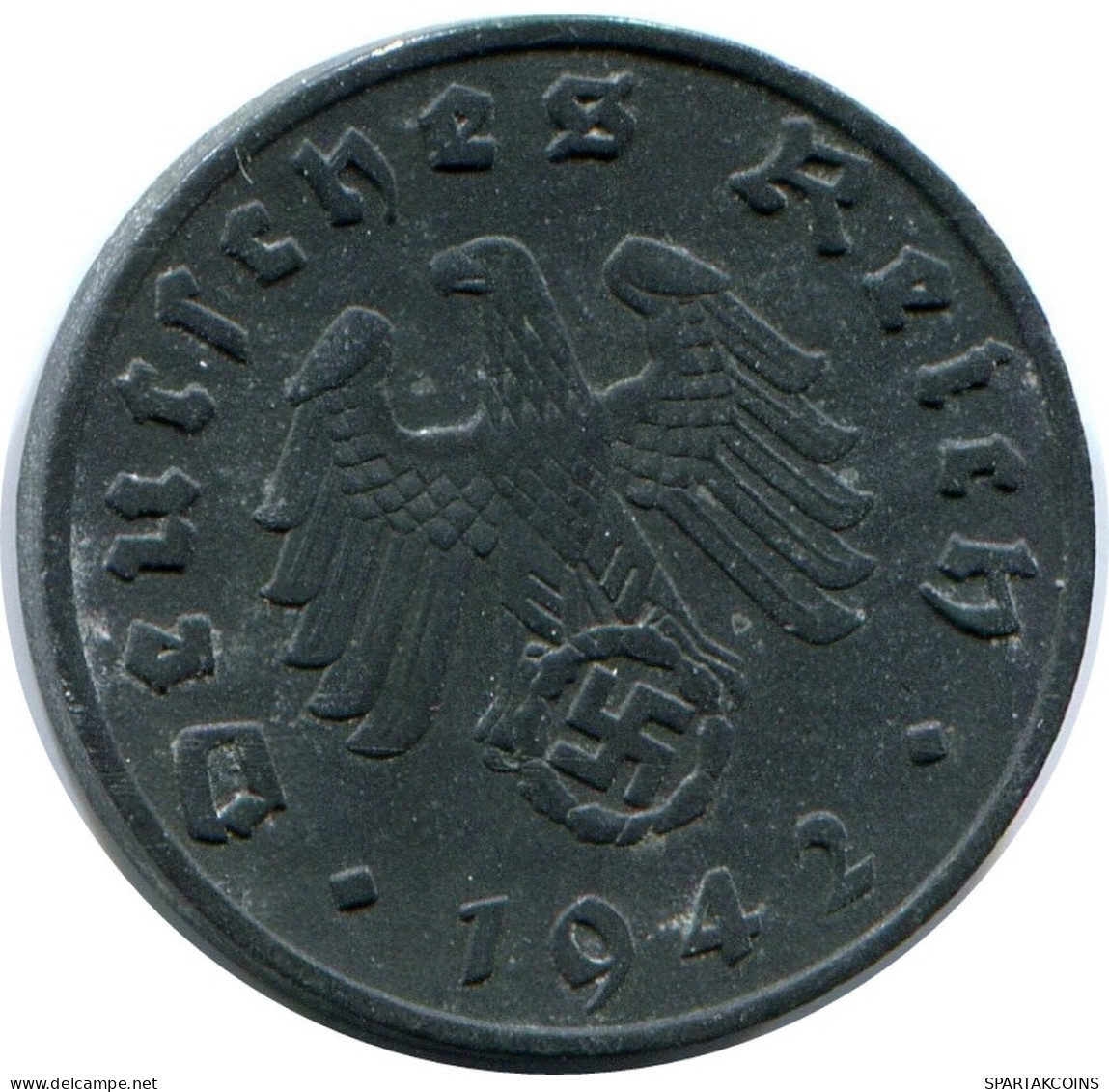 1 REICHSPFENNIG 1942 E ALLEMAGNE Pièce GERMANY #DB813.F.A - 1 Reichspfennig