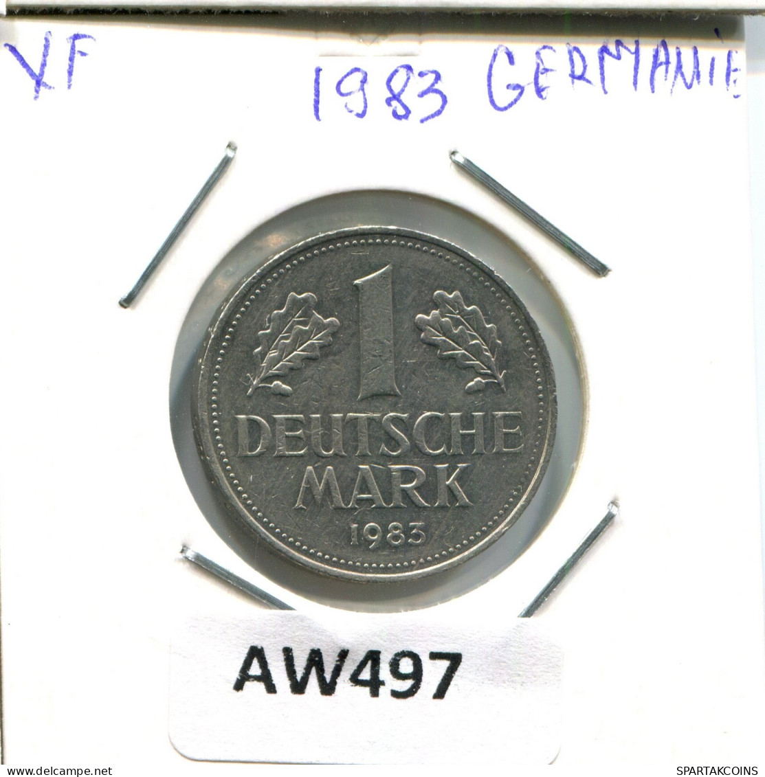 1 DM 1983 J GERMANY Coin #AW497.U.A - 1 Mark