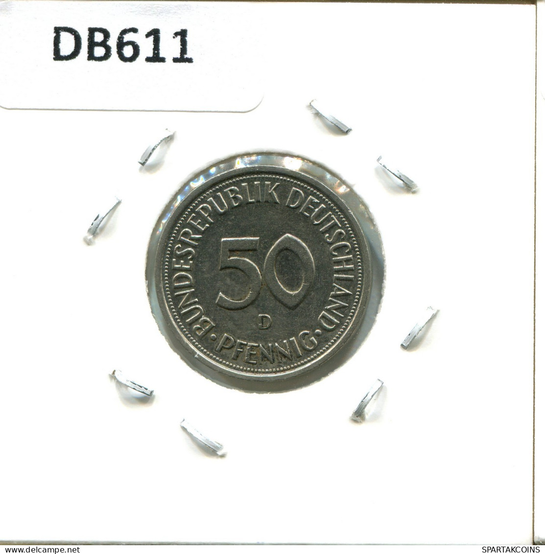 50 PFENNIG 1984 D BRD DEUTSCHLAND Münze GERMANY #DB611.D.A - 50 Pfennig