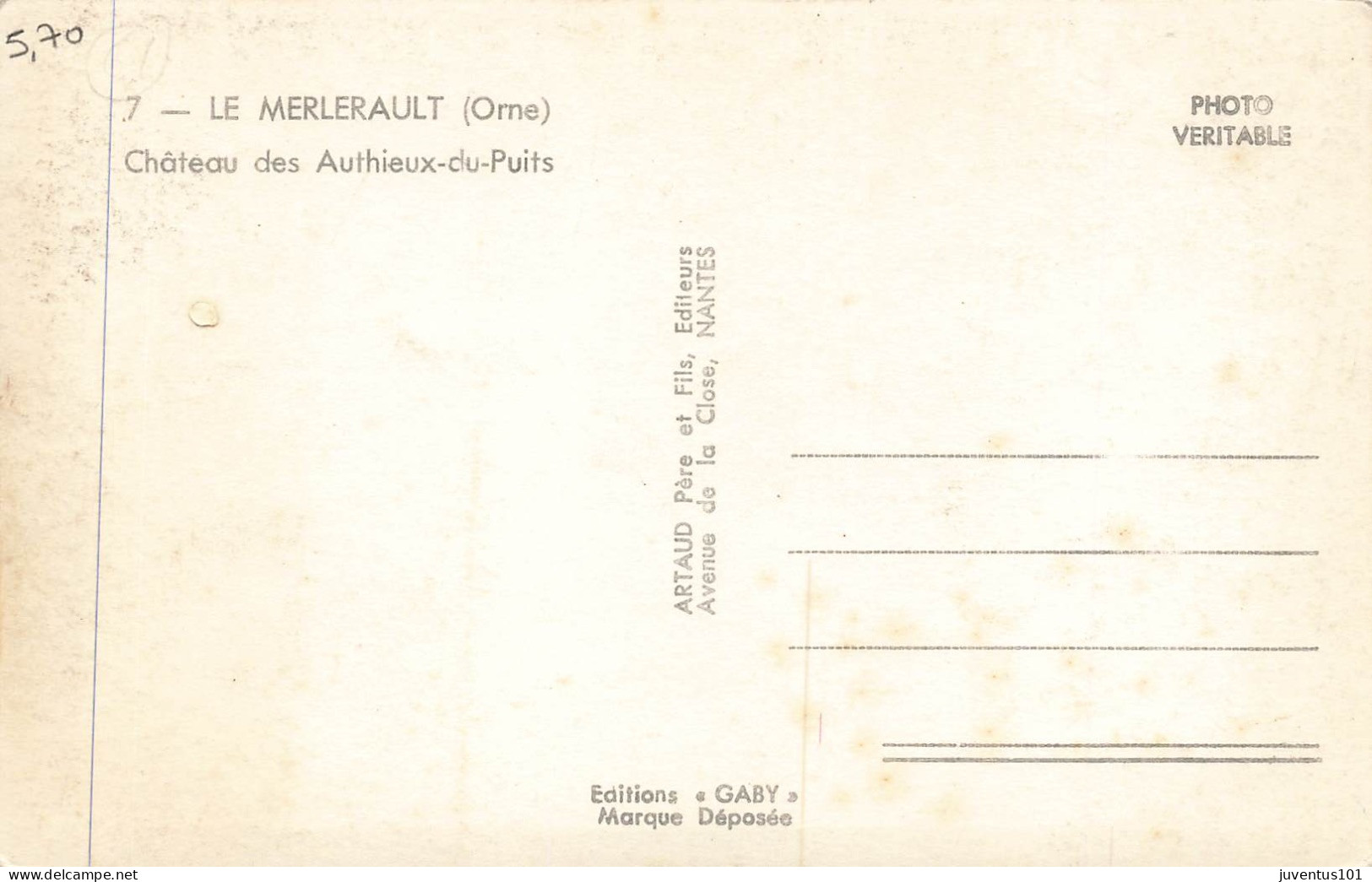CPSM Le Merlerault-Château Des Authieux Du Puits-7   L2785 - Le Merlerault