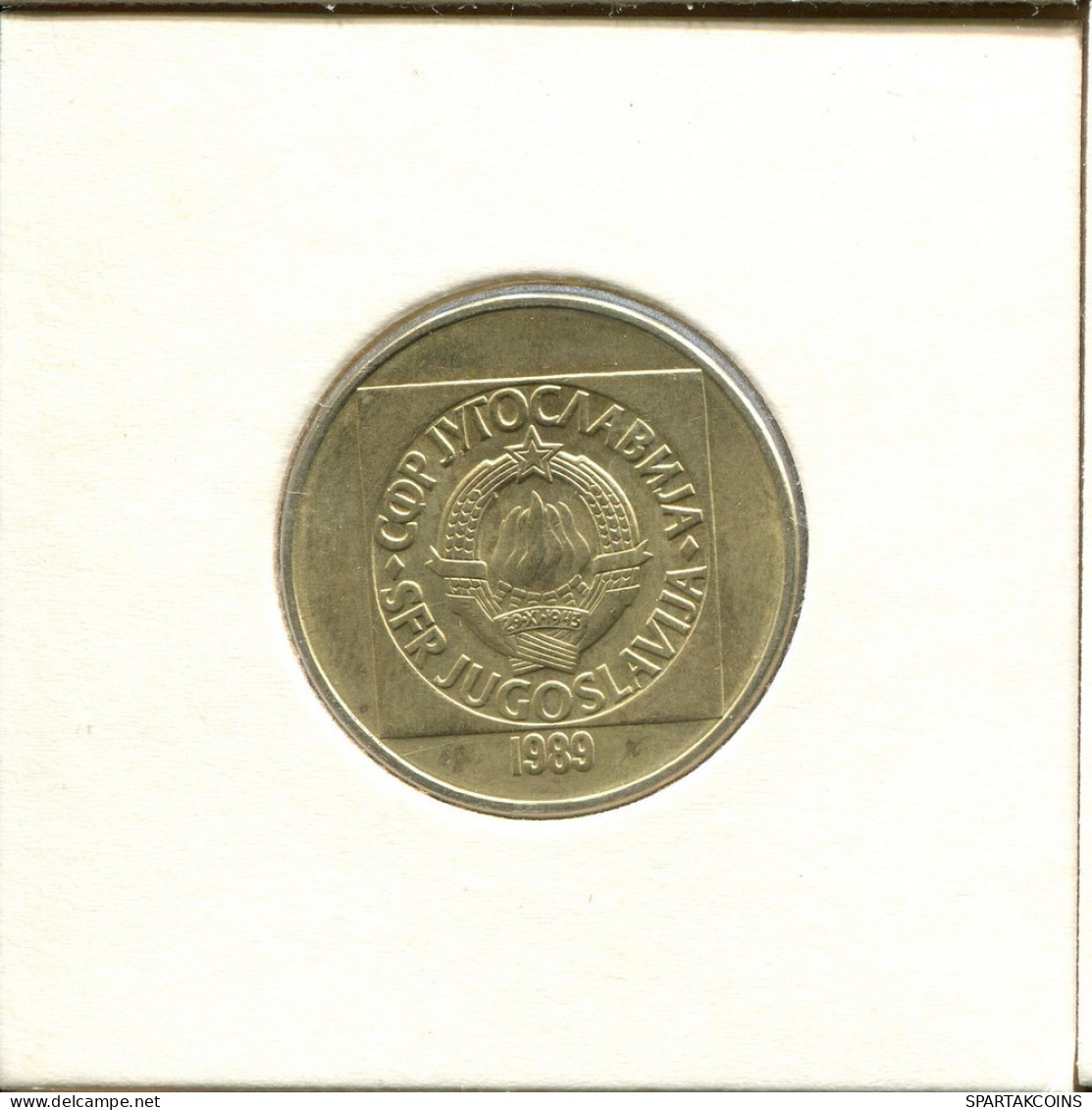 100 DINARA 1989 YUGOSLAVIA Coin #AS610.U.A - Jugoslawien