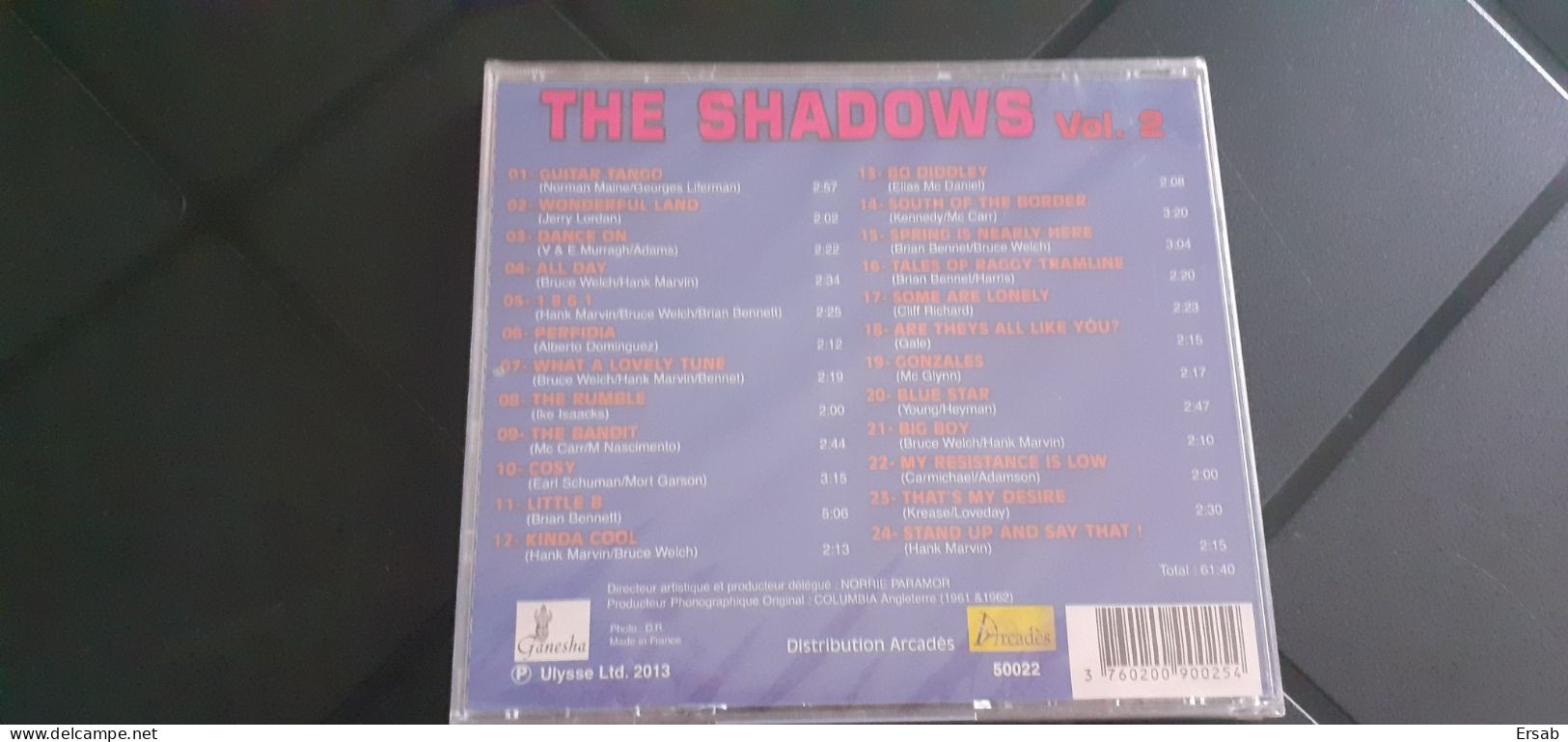 CD The Shadows Guitar Tango Vol 2 Neuf Scellé - Rock