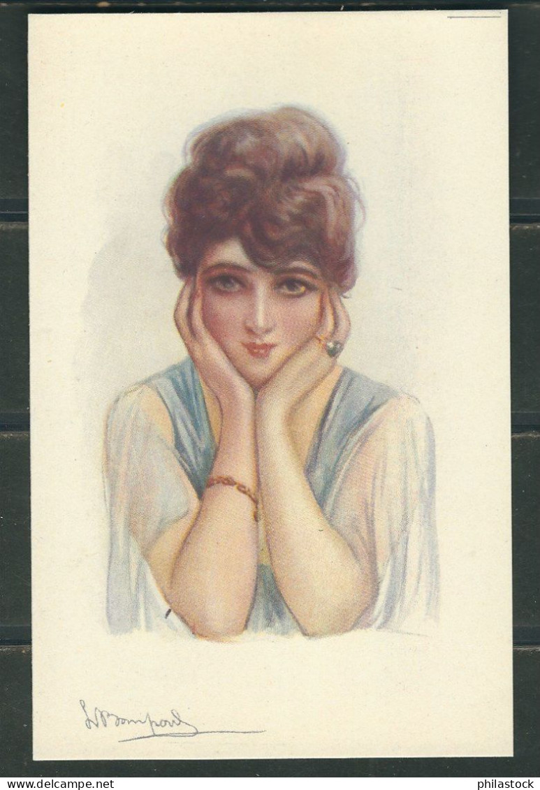 ILLUSTRATEUR Portrait De FEMME - LUIGI BOMPARD - ILLUSTRATEUR ITALIEN - Bompard, S.