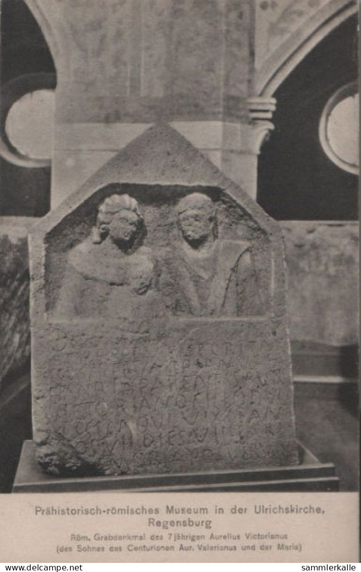 47022 - Regensburg - Ulrichskirche, Museum, Grabdenkmal - Ca. 1930 - Regensburg