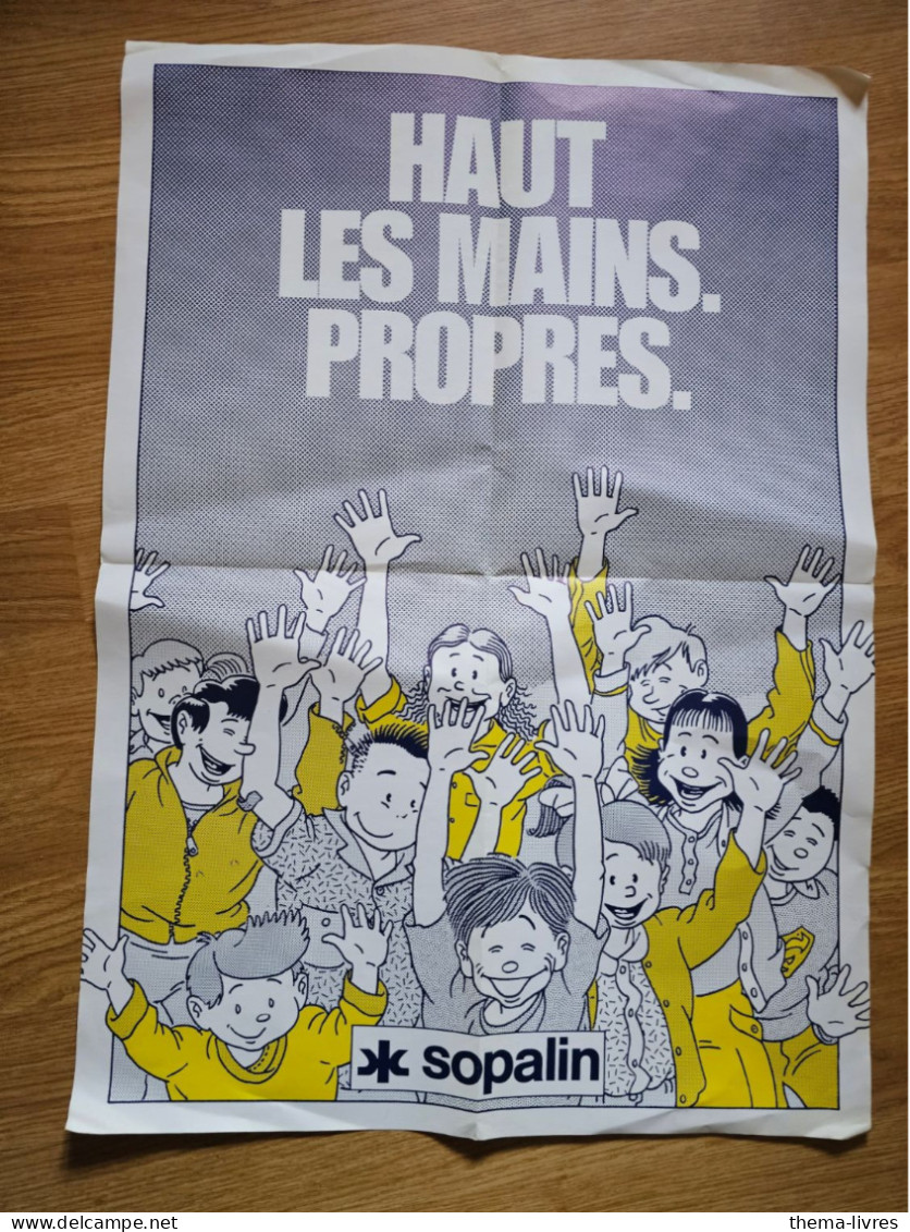 Affiche  SOPALIN  HAUT LES MAINS PROPRES   (M6444) - Posters