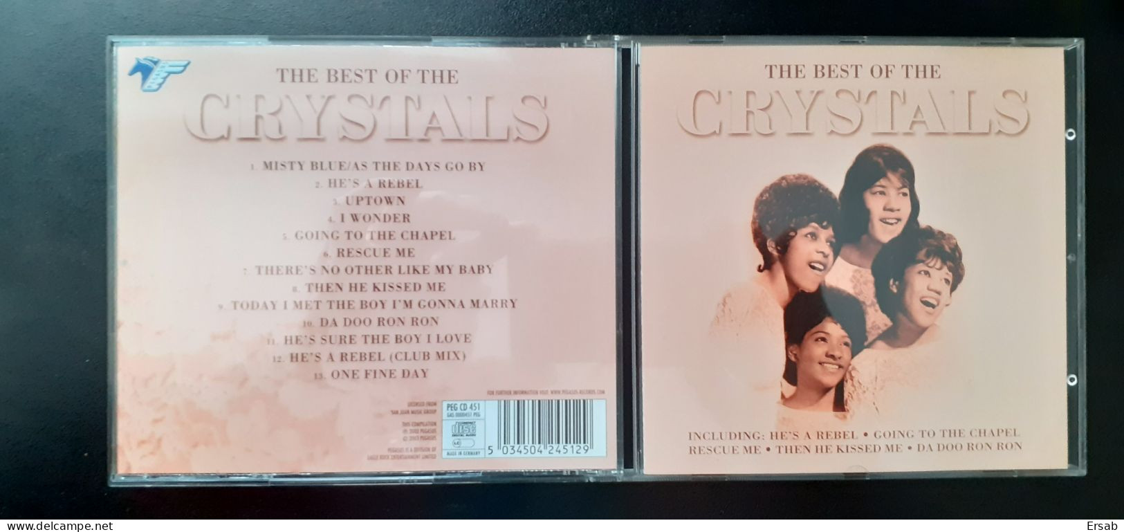 CD The Crystals The Best Of - Rock
