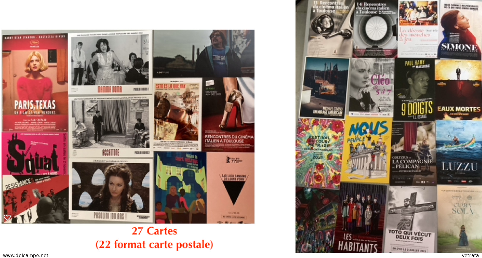 Cinéma : 63 Articles = 14 Livrets-Brochures-Programmes/27 Cartes/9 Dépliants-Affichettes/10 Plaquettes 4 Pages/1 Déplian - Autres & Non Classés