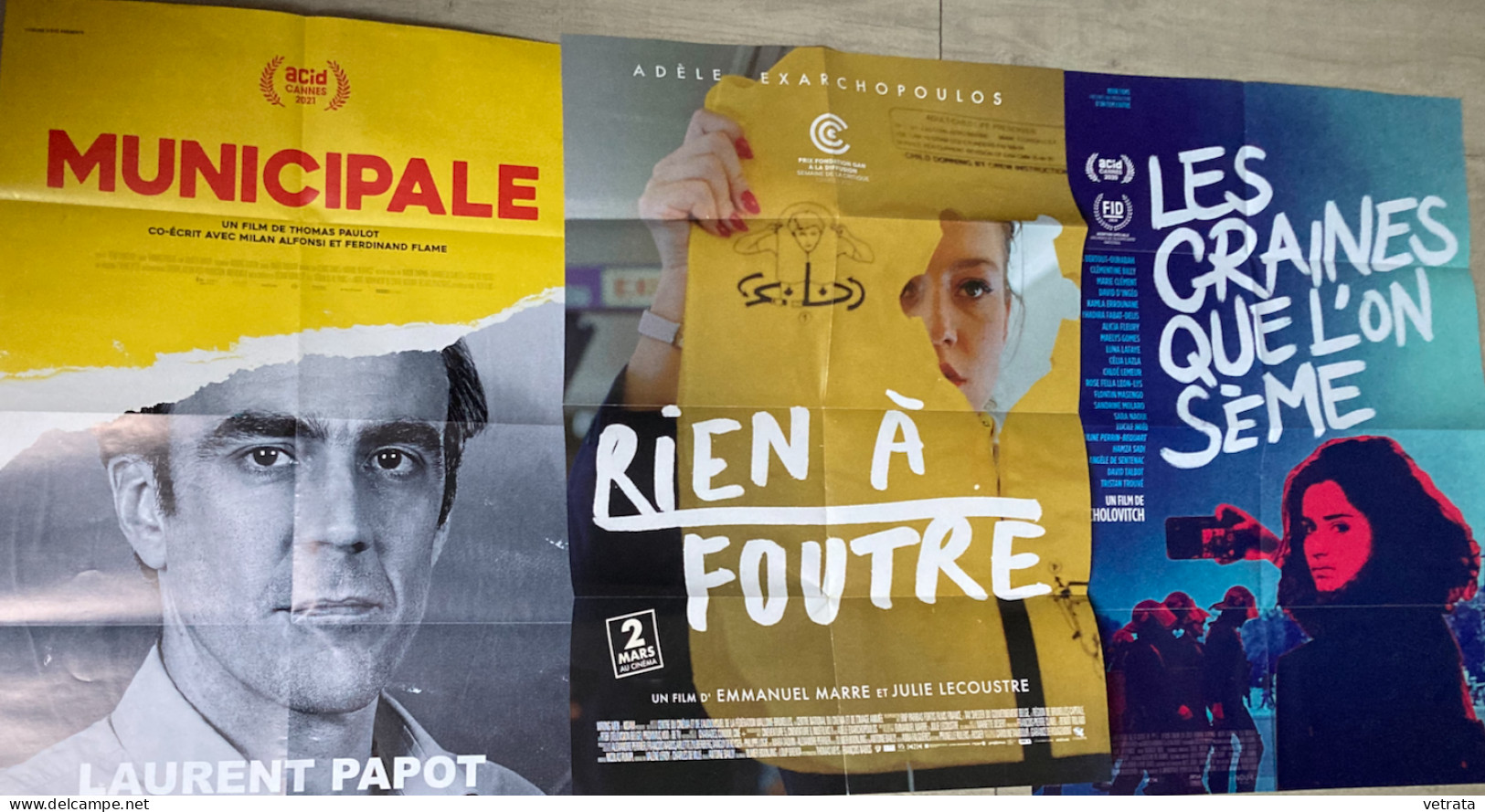 Cinéma : 63 Articles = 14 Livrets-Brochures-Programmes/27 Cartes/9 Dépliants-Affichettes/10 Plaquettes 4 Pages/1 Déplian - Other & Unclassified