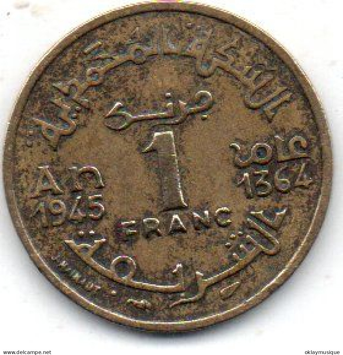 Maroc 1 Franc 1945 - Maroc