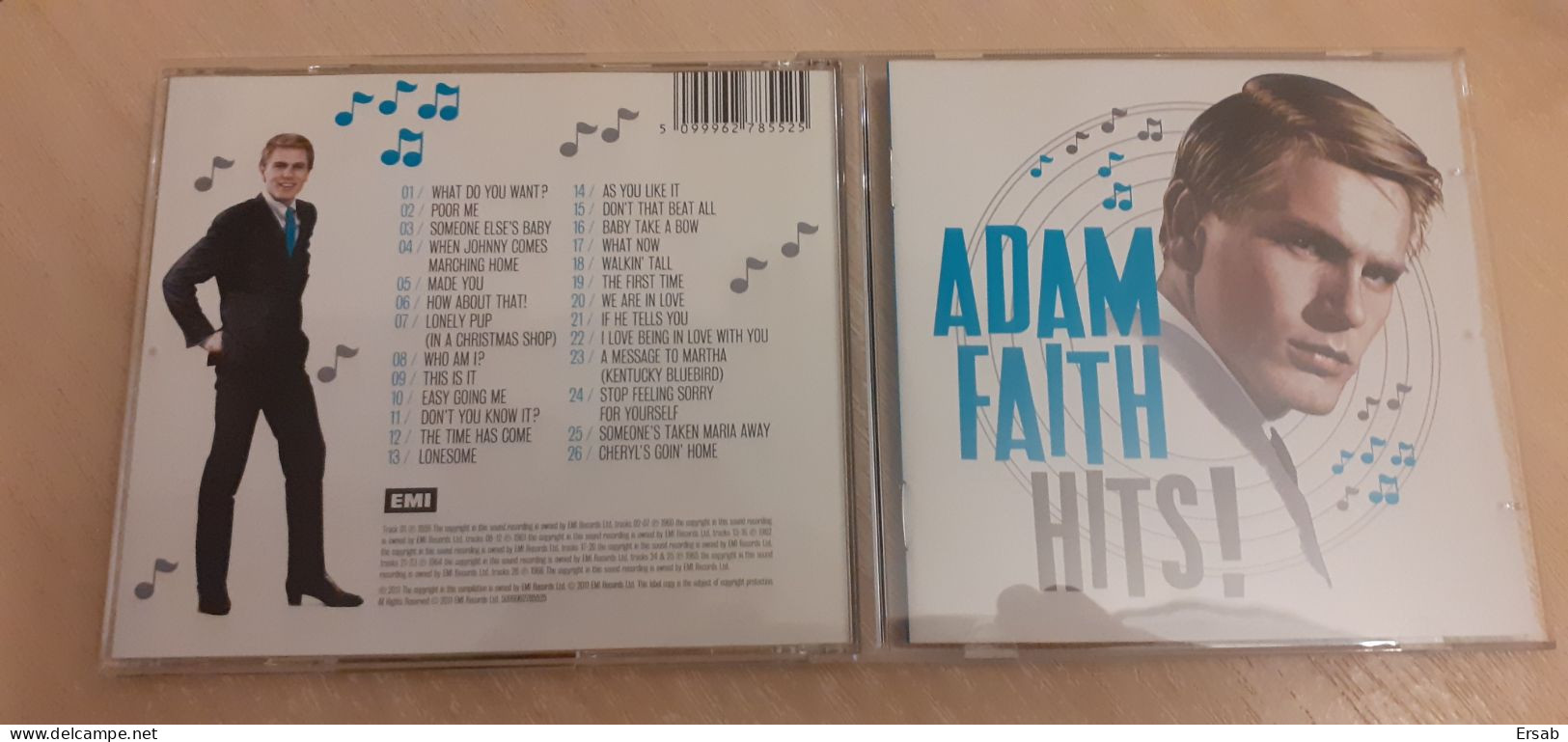 CD Adam Faith Hits - Rock