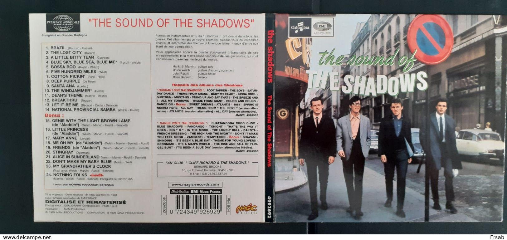 CD The Shadows The Sounds Of Digipak - Rock