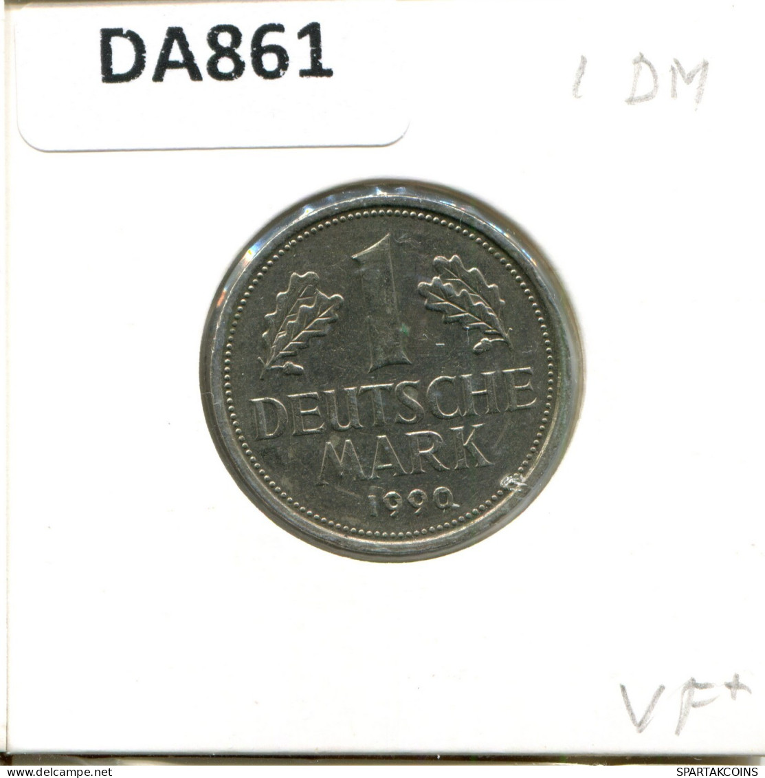 1 DM 1990 F WEST & UNIFIED GERMANY Coin #DA861.U.A - 1 Mark