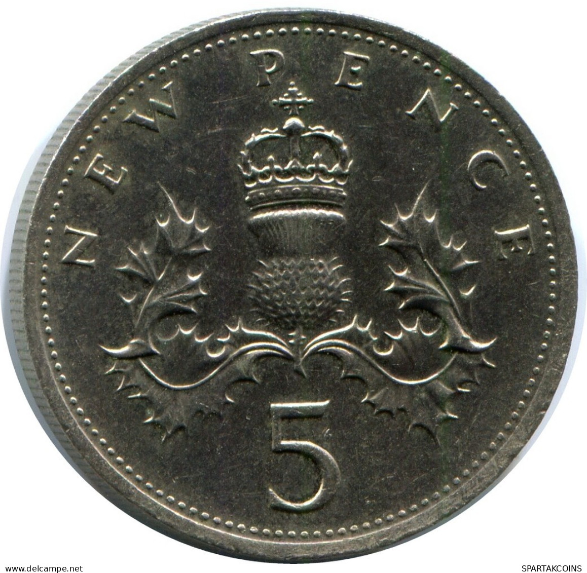 5 NEW PENCE 1978 UK GROßBRITANNIEN GREAT BRITAIN Münze #AZ015.D.A - 5 Pence & 5 New Pence