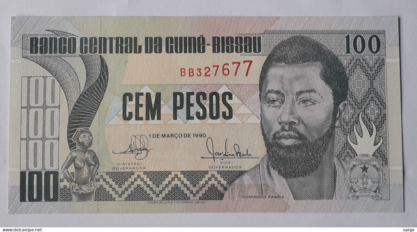 GUINEA BISSAU - 100 PESOS - 1990 - UNC - P 11 - BANKNOTES - PAPER MONEY - CARTAMONETA - - Guinea–Bissau