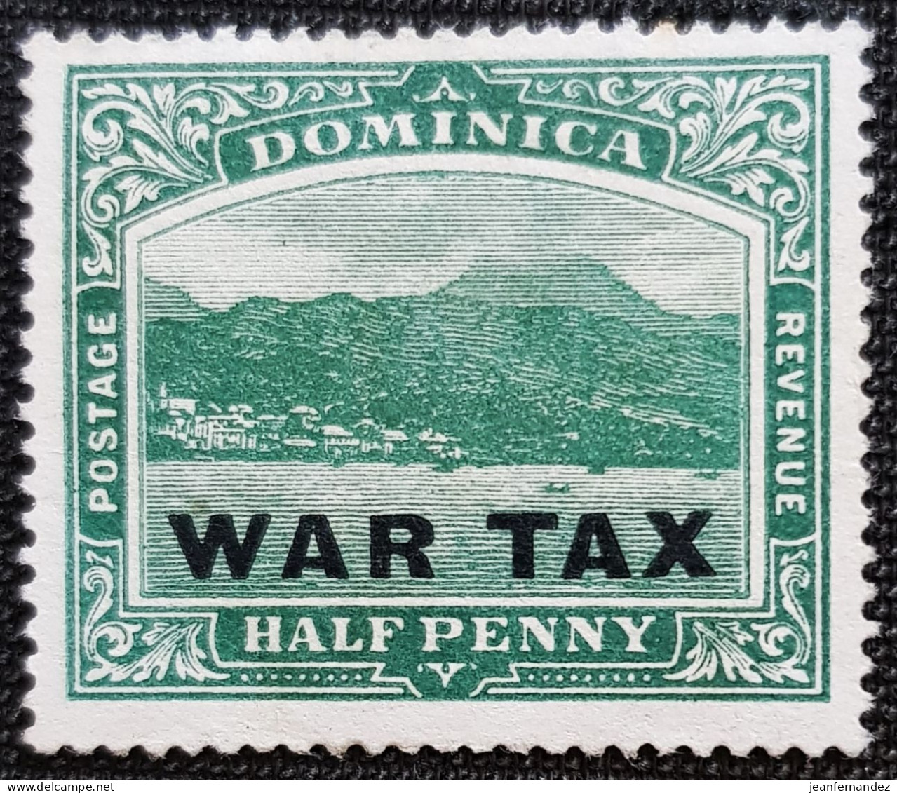 Dominique 1918 -1919 Overprinted "WAR TAX" - London Print  Stampworld N° 56 - Dominica (1978-...)